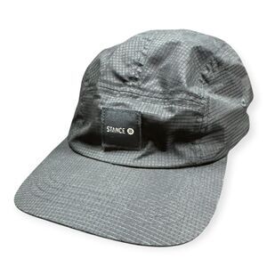 Stance Kinectic 5 Panel Hat Adjustable Strap Back Black Hat Cap OSFM